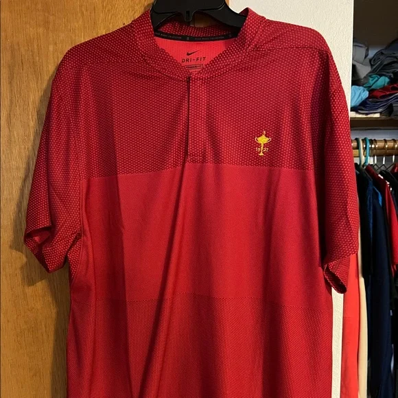 Nike Tiger Woods XL blade collar polo Ryder Cup logo